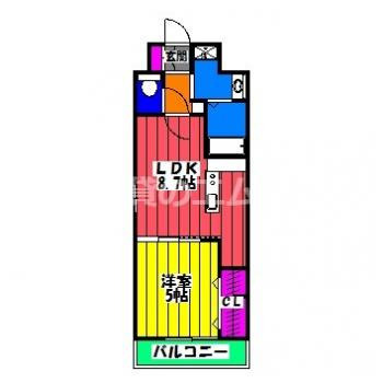 【間取り】 | アストラル東比恵 | アストラル東比恵の間取り