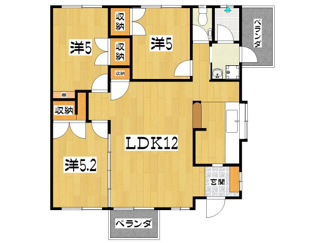 【間取り】 | （一般）仲村共同住宅