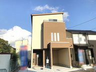 牧落駅～徒歩7分◆南向き・3階建て◆百楽荘4丁目・A号地◆新築戸建の画像