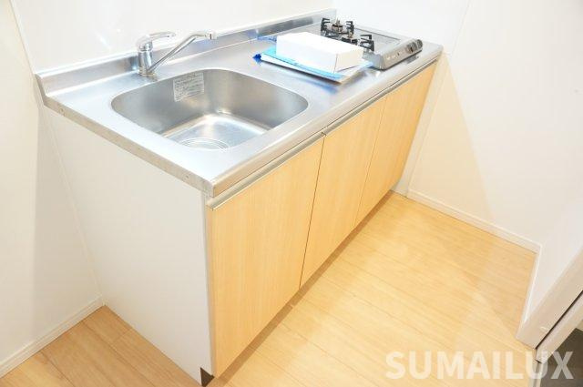 熊本市中央区黒髪３丁目のアパートのキッチン