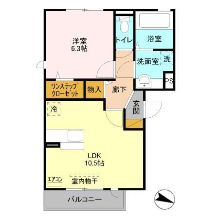 【間取り】 | アドバンスコートC