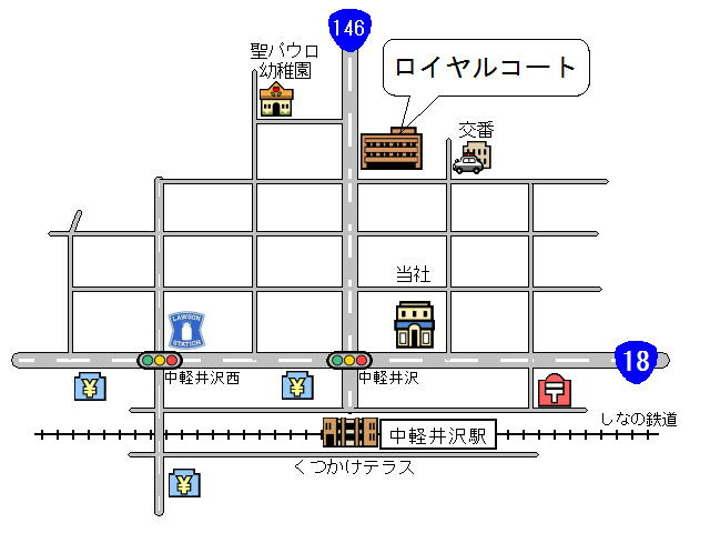 サンサンの３Ｆ暮らしの地図
