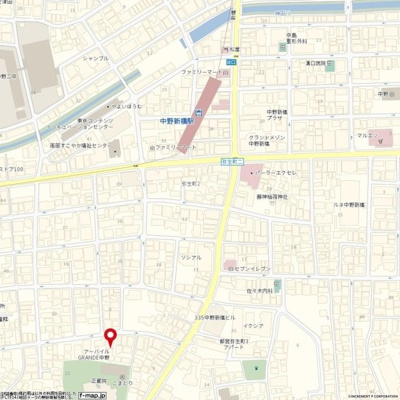 【地図】 | アーバイルＧＲＡＮＤＥ中野