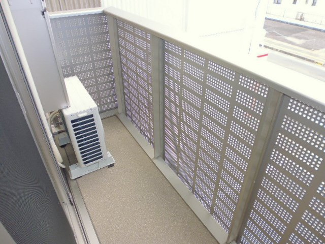 セントラルコーポのバルコニー