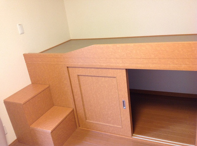 【内装】 | ローズ | ロフト・就寝スペースや収納スペースとしてもお使いいただけます。