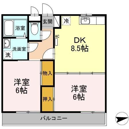 グリーンファミールの間取り