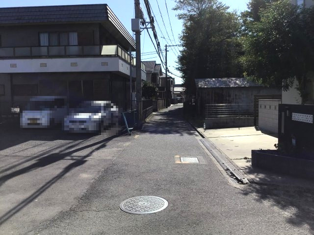 和歌山市松島・土地・56587の前面道路含む現地写真
