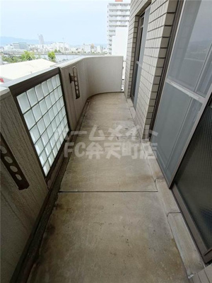【バルコニー】 | 福本ハーバービュースクエア | 広々としたバルコニーです