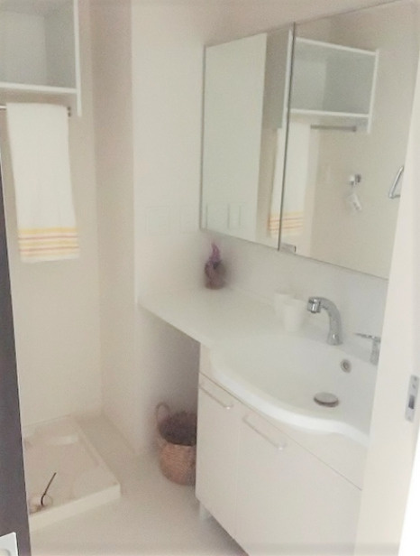 レスピラールⅠの独立洗面台|独立洗面台、朝の身支度には欠かせません