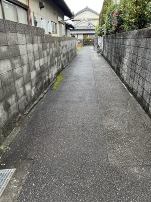 【前面道路含む現地写真】 | 高知市中水道売地