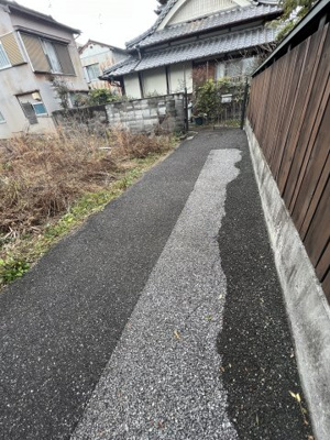 【前面道路含む現地写真】 | 高知市中水道売地