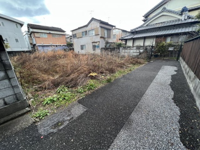 【前面道路含む現地写真】 | 高知市中水道売地