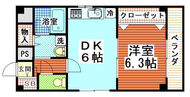 ウエストヴィラージュの間取り