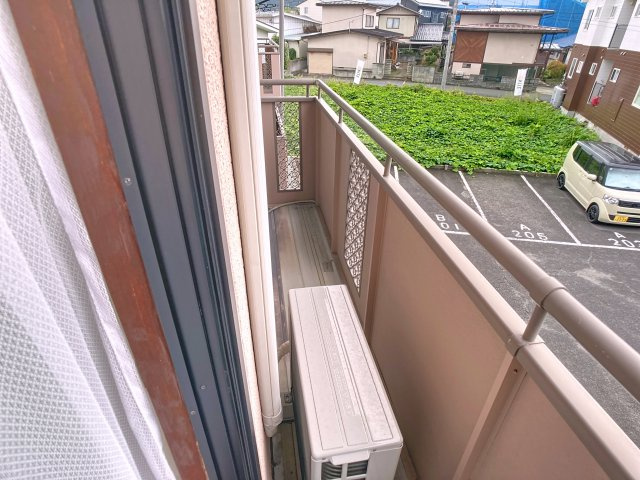 エスポワール佐藤のバルコニー