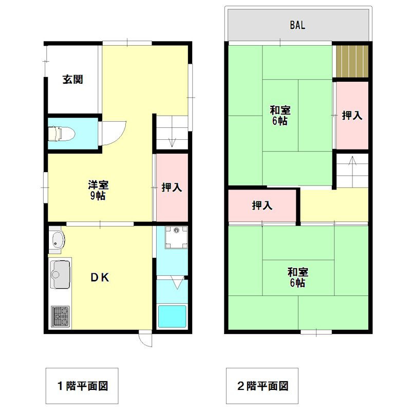 垂水区星が丘2-1-56戸建の間取り