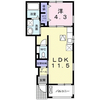 【間取り】 | ルーエⅡ