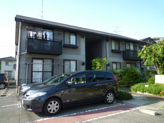 都窪郡早島町若宮のアパートの外観