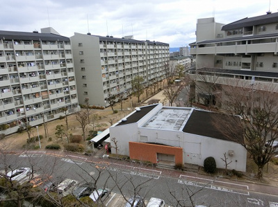 【展望】 | 公社山田西第3次団地Ａ1棟 | 【現地写真】現地からの眺望です♪