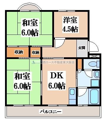 【間取り】 | 旭ハイツ
