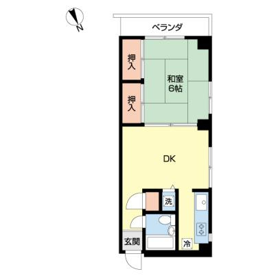 ハイツ水神の間取り