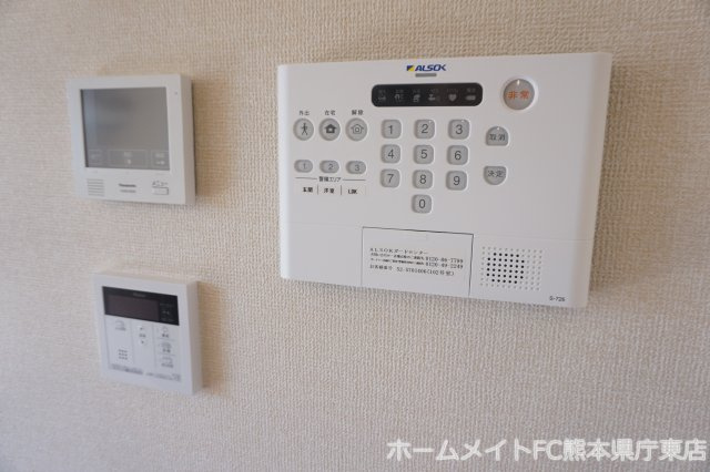 熊本市東区戸島２丁目のアパートのセキュリティ