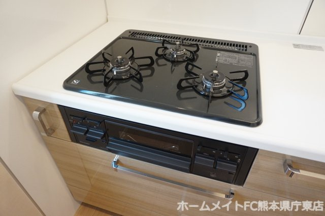 熊本市東区戸島２丁目のアパートのキッチン