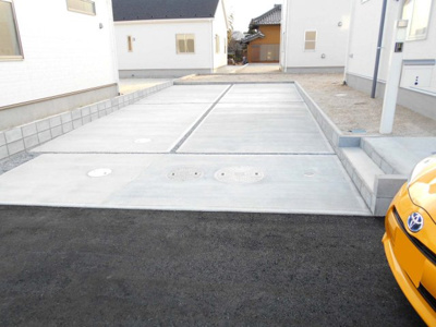 【駐車場】 | 新築　加須市　鴻茎　全8棟　6号棟　109坪 | カースペースがあります