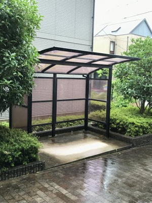 【その他共用部分】 | モンテカンパーニャ　Ｃ棟 | 屋根付き駐輪場