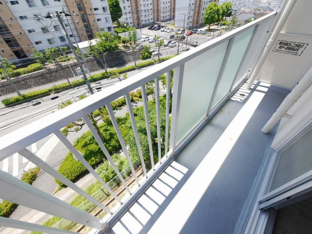 東垂水2号棟のバルコニー