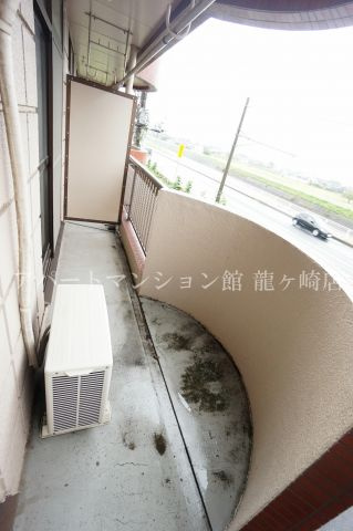 藤ビル佐貫マンションのバルコニー