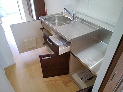 【キッチン】 | ＧＲＡＮＦＩＫＡ（グランフィーカ） | ※退去前の為、写真と現状が異なる場合がございます