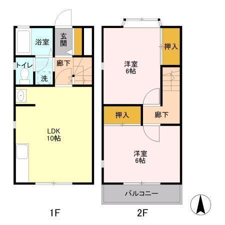 【間取り】 | メゾン・ヒロC