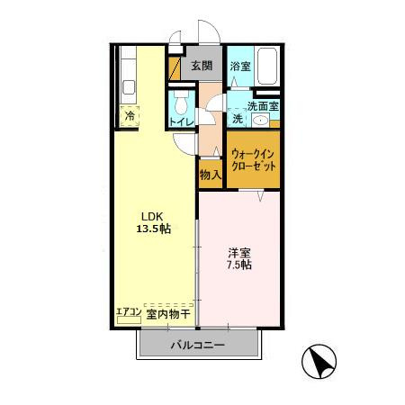 【間取り】 | グリーンコート貝塚3号館