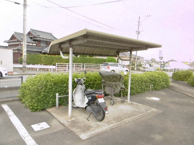 サクシード【10,000円キャッシュバック対象物件】の周辺|駐輪場です