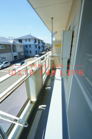 サンハイツ小森野A棟【10,000円キャッシュバック対象物件】のバルコニー|お洗濯にも便利なバルコニー付き