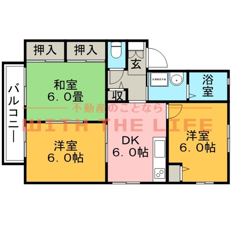 グリーンエクセル小森野B【キャッシュバック対象物件】の間取り