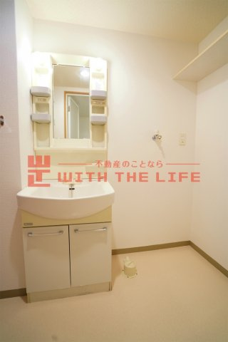 スカルRYU【キャッシュバック対象物件】の独立洗面台|独立洗面化粧台が付いています