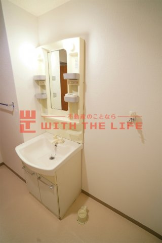 スカルRYU【キャッシュバック対象物件】の洗面所|スペースが確保できる洗面所です