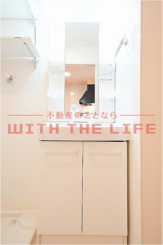 WITH THE LIGHT（ウィズザライト）【10，000円キャッシュバック対象物件】の洗面所|使いやすい洗面所です