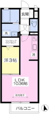 グリーンハイツK【キャッシュバック対象物件】の間取り