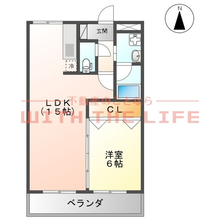 プロニティ小森野【10,000円キャッシュバック対象物件】の間取り