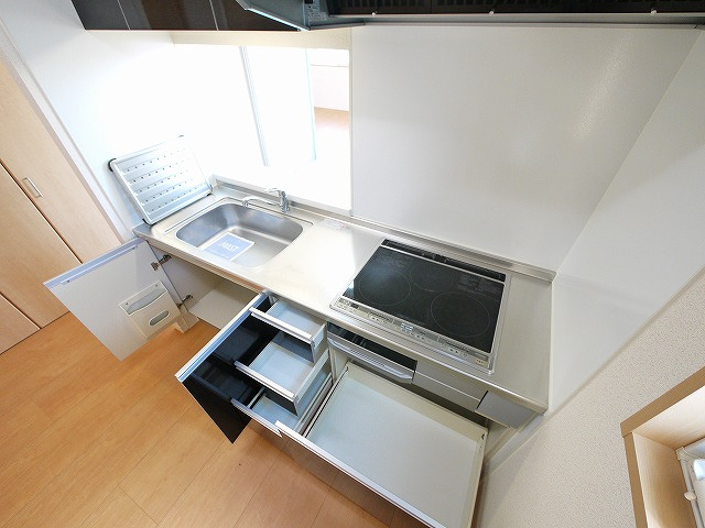 ルミナスＡ・Ｂのキッチン|きれいなキッチンです