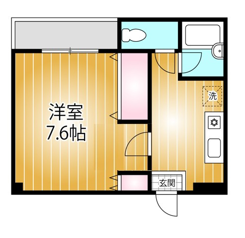 【間取り】 | ハイツＫ15