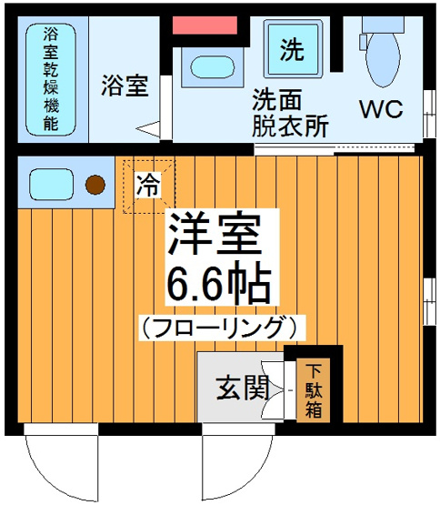 【間取り】 | キャッスル廣瀬若林