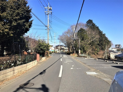 【前面道路含む現地写真】 | 牛久市南２丁目 | 東側6ｍ道路