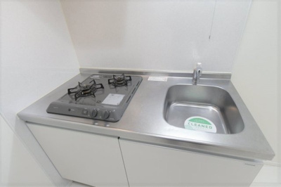 【キッチン】 | 小石川フィエルテ | システムキッチン（2口ガスコンロ）