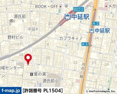 【地図】 | マリオン品川・中延