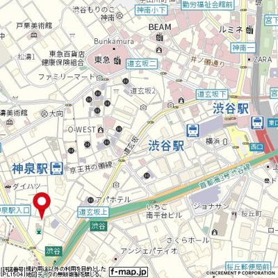 【地図】 | ネオハイシティ渋谷