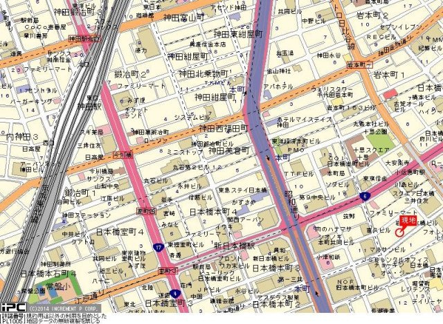 【地図】 | アーバイル日本橋小伝馬町