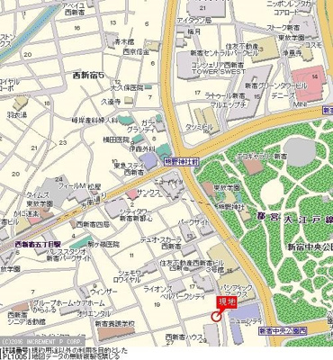 【地図】 | シンシア都庁前